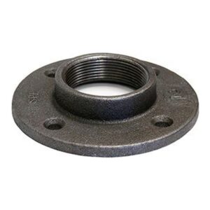 Galvanized Floor Pipe Flange, 3/8 in