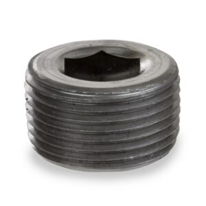 Black Pipe Plug, 1-1/2 in, Cftsunk