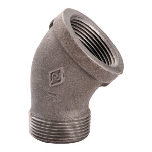 Black 45° Street Pipe Elbow, 1 in, 15/Box