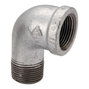 Galvanized 90° Street Pipe Elbow, 1-1/2 in, 5/Box