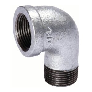 Galvanized 90° Street Pipe Elbow, 4 in