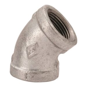 Galvanized 45° Pipe Elbow, 1/8 in, 25/Box