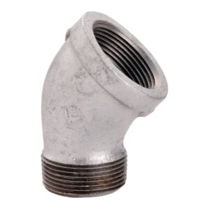 Galvanized 45° Street Pipe Elbow, 1-1/2 in, 10/Box