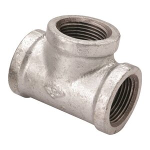 Galvanized Pipe Tee, 1-1/4 in, 5/Box