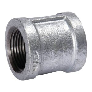 Galvanized Pipe Coupling, 4 in