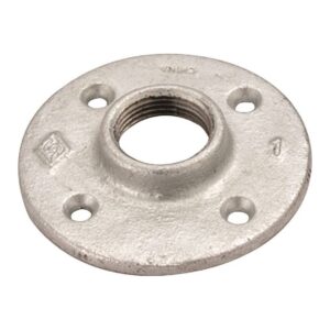 Galvanized Floor Pipe Flange, 1/2 in, 10/Box