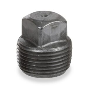 Black Pipe Plug, 2-1/2 in, Square Head, Regular