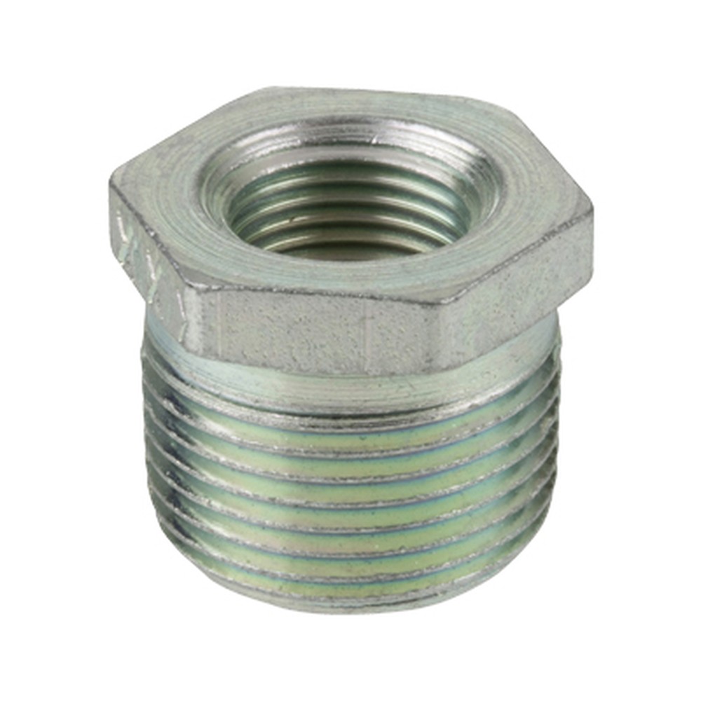 Galvanized Hex Pipe Bushing, 1-1/2 in x 1-1/4 in, 10/Box