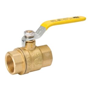 Ball Valve, Brass, 3/8 in, FPT
