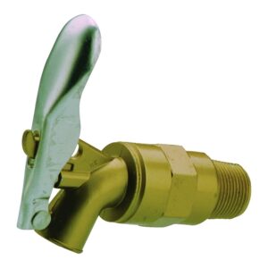Faucet, Barrel, 3/4 in, Self-Closing, 6/Box