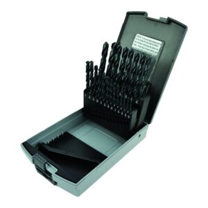 Morse Drill Set, HSS, 1/16-3/8, By 64THS, 21-Piece