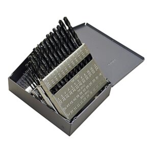 Morse Drill Set, HSS, 1-60, Brs Length
