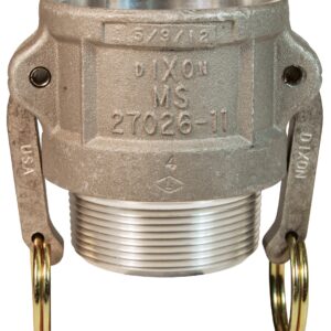 Dixon Camlock Coupler, Aluminum, 2 in, Female x M
