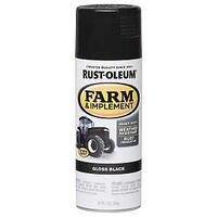 Rust-Oleum Spray Paint, Gloss Black, Farm