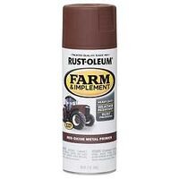 Rust-Oleum Spray Paint, Red Oxide Primer, Farm