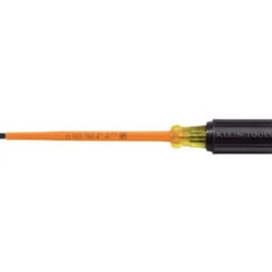 Klein Screwdriver, Regular, 3/16 x 4 in, Insulated, Kl
