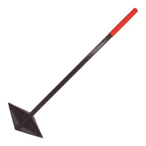 Ames Tamper, Dirt, 10 x 10, Steel Handle