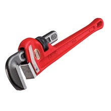 Ridgid Pipe Wrench, 18 in, Steel, Straight