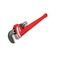 Ridgid Pipe Wrench, 24 in, Steel, Straight