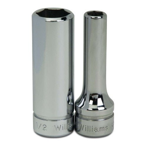 Williams Deep Socket, 3/8 in x 3/8 in Drive, 6-Point