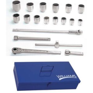 Williams Ratchet Wrench, 1 in Drive, Rev