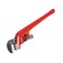 Ridgid Pipe Wrench, 24 in, End, Steel, #E24