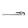 Ridgid Pipe Wrench, 24 in, Aluminum, Straight