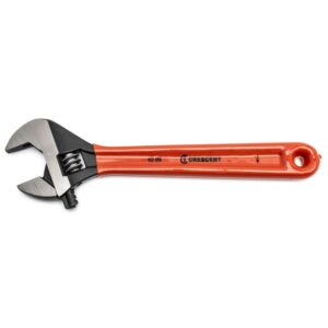 Crescent Adjustable Wrench, 10 in, Black, Cushion Grip