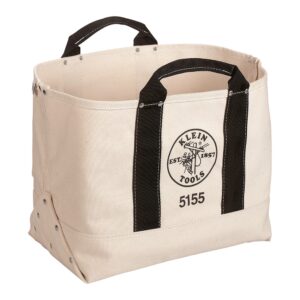 Klein Tool Bag, Canvas, 17 in x 9 in x 12 in