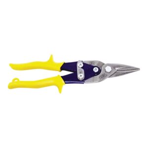 Wiss Tin Snips, Straight Cut, Yellow Handle