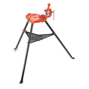 Ridgid Pipe Vise, Tristand, Chain, 1/8 in to 6 in
