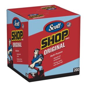 Towel, Shop, 200/Box, Scott, 19 x 19 x 21