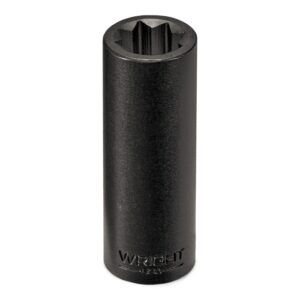 Wright Impact Socket, 7/8 in Deep x 1 in Drive, 8-Point, Railrd