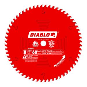 Diablo Circular Saw Blade, 8-1/2 in x 60T