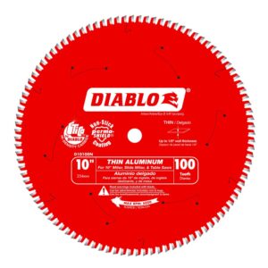 Diablo Metal Circular Saw Blade, 10 in x 100T, Thin Aluminum