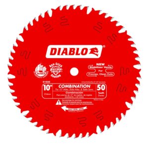 Diablo Circular Saw Blade, 10 in x 50T, Combination