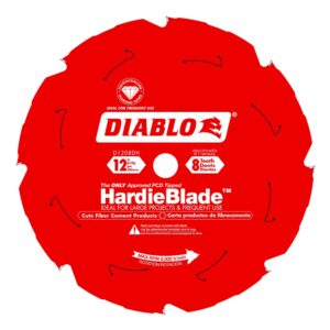 Diablo Circular Saw Blade, 12 in x 8T, PCD Cement