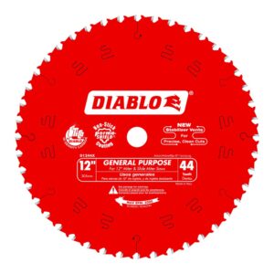 Diablo Circular Saw Blade, 12 in x 44T, Combination