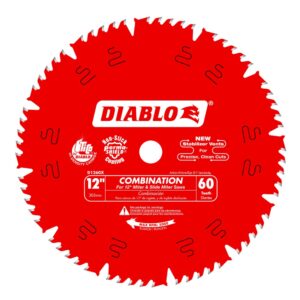 Diablo Circular Saw Blade, 12 in x 60T, Combination