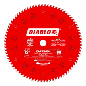 Diablo Circular Saw Blade, 12 in x 80T, Fine Finish