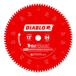 Diablo Circular Saw Blade, 12 in x 84T, Composite Deck