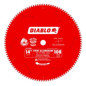Diablo Metal Circular Saw Blade, 14 in x 108T, Thin Aluminum