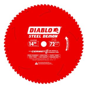 Diablo Metal Circular Saw Blade, 14 in x 72T