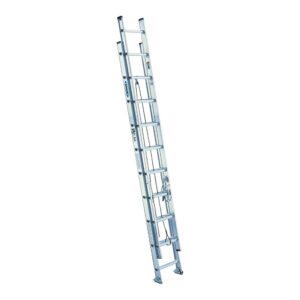 Extension Ladder, 24 ft, Aluminum, Type 1A 300 lb