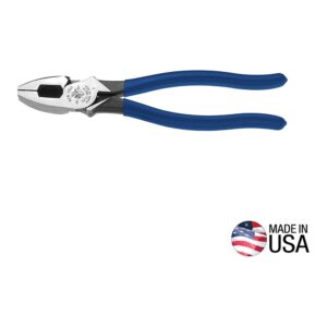 Klein Side Cut Pliers, Lineman'S, 9 in