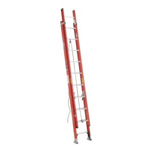 Werner Extension Ladder, 20 ft, Fiberglass, Type 1A
