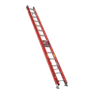 Werner Extension Ladder, 28 ft, Fiberglass, Type 1A