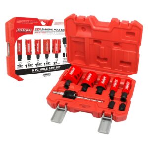 Diablo Hole Saw Kit, 9-Piece