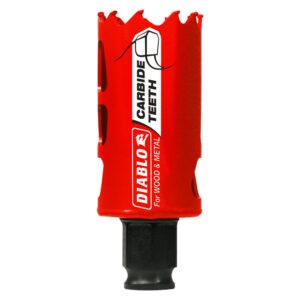 Diablo Hole Saw, 1-3/8 in, Carbide Tip