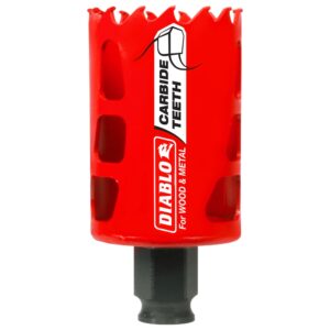 Diablo Hole Saw, 1-3/4 in, Carbide